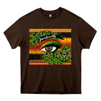 Chocolate Brown juneteenth eyelash Heavy Core Tee - CowGirlArtShop