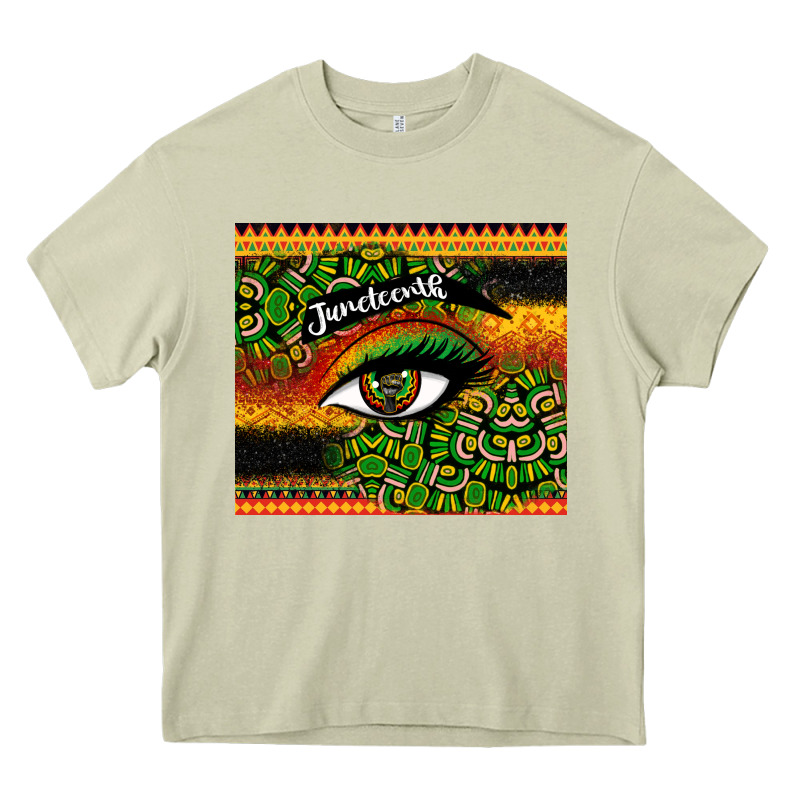 Juneteenth Eyelash Heavy Core Tee by CowGirlArtShop | Teevron