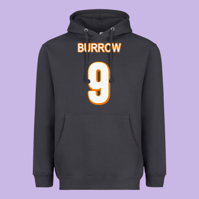 Burrow Jersey Heavyweight Hoodie Designed By Floraart