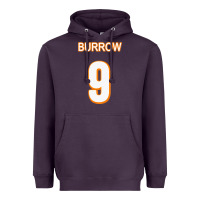 Plum Burrow Jersey Heavyweight Hoodie - FloraArt