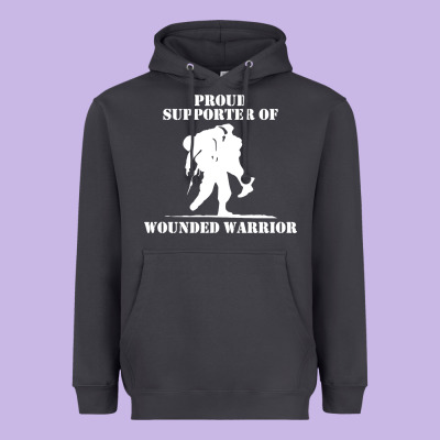 Wounded Warrior Heavyweight Hoodie Designed By Floraart