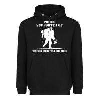 Black wounded warrior Heavyweight Hoodie - FloraArt