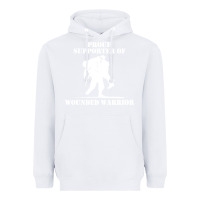 White wounded warrior Heavyweight Hoodie - FloraArt