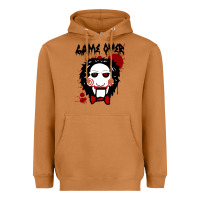 Meerkat Billy Puppet Saw Jigsaw Inspired Heavyweight Hoodie - FloraArt