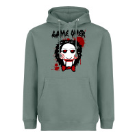 Sage Billy Puppet Saw Jigsaw Inspired Heavyweight Hoodie - FloraArt