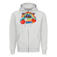 Dove Grey back to school hello fifth grade 3200x2400 Zipper Hoodie - AdoDesignShop