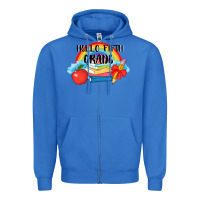 True Royal back to school hello fifth grade 3200x2400 Zipper Hoodie - AdoDesignShop
