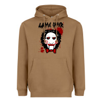 Toasted Coconut Billy Puppet Saw Jigsaw Inspired Heavyweight Hoodie - FloraArt