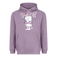 Lavender schoolhouse rock vote with bill with white type t shirt Heavyweight Hoodie - FloraArt