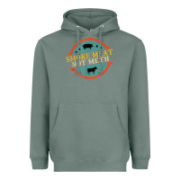 Sage smoke meat not meth funny bbq grill lover meat lover retro Heavyweight Hoodie - FloraArt