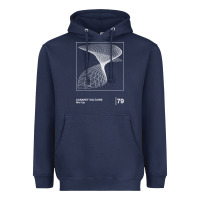 Navy Cabaret Voltaire Minimal Style Graphic Artwork Design gift Heavyweight Hoodie - FloraArt
