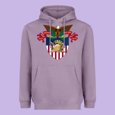United States, Military Academy Heavyweight Hoodie Designed By Floraart