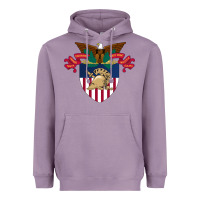 Lavender United States, Military Academy Heavyweight Hoodie - FloraArt