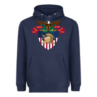 Navy United States, Military Academy Heavyweight Hoodie - FloraArt