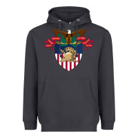Smoke United States, Military Academy Heavyweight Hoodie - FloraArt