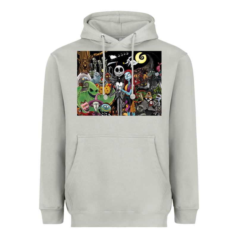 Nightmare Before Christmas Heavyweight Hoodie by FloraArt | Teevron