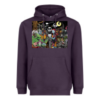 Plum nightmare before christmas Heavyweight Hoodie - FloraArt