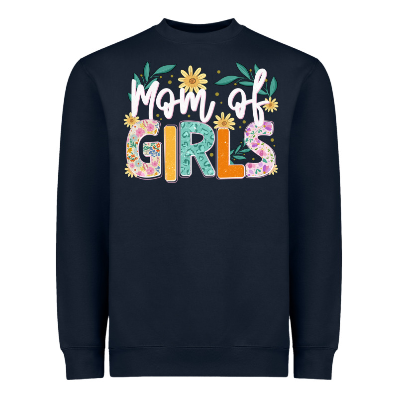Mom Of Girls Heavyweight Sweatshirt by JahusDesignShop | Teevron