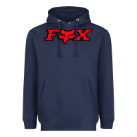 Navy fox Heavyweight Hoodie - FloraArt