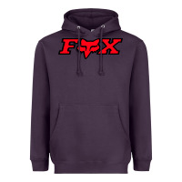 Plum fox Heavyweight Hoodie - FloraArt