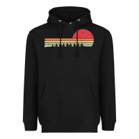 Black Rowing . Retro Style  For Rower Heavyweight Hoodie - FloraArt