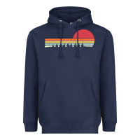 Navy Rowing . Retro Style  For Rower Heavyweight Hoodie - FloraArt