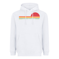 White Rowing . Retro Style  For Rower Heavyweight Hoodie - FloraArt