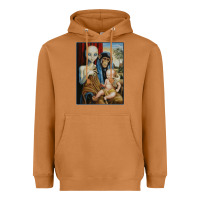 Meerkat alien chimp baby religion conspiracy poster Heavyweight Hoodie - FloraArt