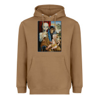 Toasted Coconut alien chimp baby religion conspiracy poster Heavyweight Hoodie - FloraArt