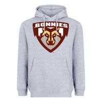 Heather Grey st. bonaventure bonnies Heavyweight Hoodie - FloraArt