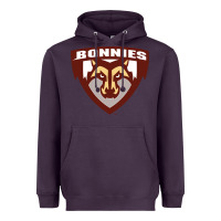 Plum st. bonaventure bonnies Heavyweight Hoodie - FloraArt