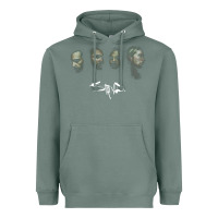 Sage ELEKTRA STAIND Heavyweight Hoodie - FloraArt