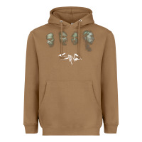 Toasted Coconut ELEKTRA STAIND Heavyweight Hoodie - FloraArt