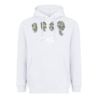 White ELEKTRA STAIND Heavyweight Hoodie - FloraArt