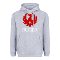 Heather Grey vintage ruger Heavyweight Hoodie - FloraArt