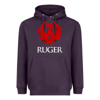 Plum vintage ruger Heavyweight Hoodie - FloraArt