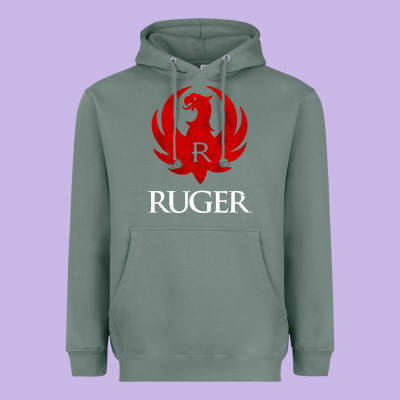 Vintage Ruger Heavyweight Hoodie Designed By Floraart