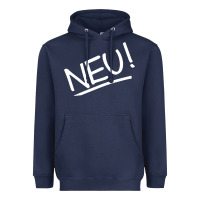 Navy #neu #german #krautrock experimental music birthday present Heavyweight Hoodie - FloraArt