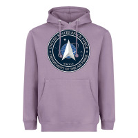 Lavender Official United States Space Force USSF Military Patch Heavyweight Hoodie - FloraArt