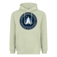 Matcha Official United States Space Force USSF Military Patch Heavyweight Hoodie - FloraArt