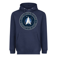 Navy Official United States Space Force USSF Military Patch Heavyweight Hoodie - FloraArt