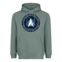 Official United States Space Force Ussf Military Patch Heavyweight Hoodie | Teevron