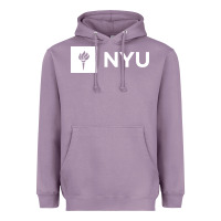 Lavender nyu new york university Heavyweight Hoodie - FloraArt