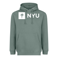 Sage nyu new york university Heavyweight Hoodie - FloraArt