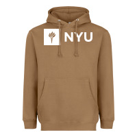 Toasted Coconut nyu new york university Heavyweight Hoodie - FloraArt