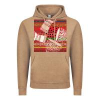 Vintage Coffee african drum colorful seamless pattern Vintage Hoodie - BundleAndBundleShop