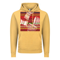 Vintage Mustard african drum colorful seamless pattern Vintage Hoodie - BundleAndBundleShop