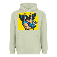 Matcha snikt i, wolverine Heavyweight Hoodie - FloraArt