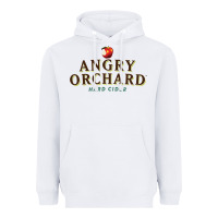 White Official Merchandise of Angry Orchard Hard Cider .png Heavyweight Hoodie - FloraArt