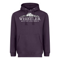 Plum whistler british columbia shirt long sleeve, mountain tee Heavyweight Hoodie - FloraArt